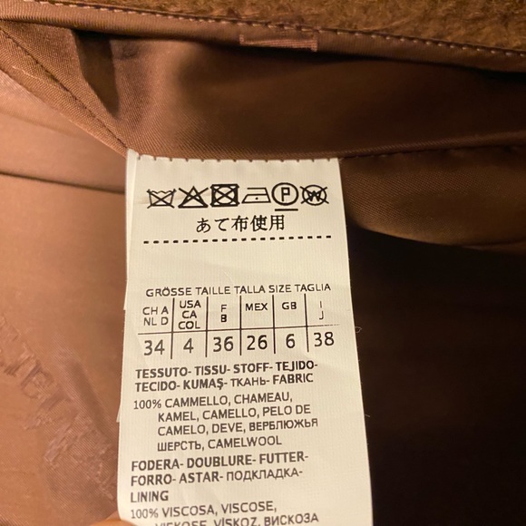 Max Mara camel hair manuela tobacco brown coat - Picture 11 of 12